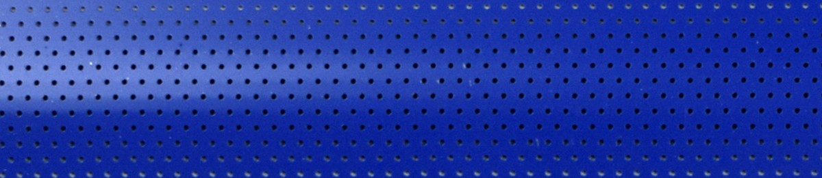 Στόρι Αλουμινίου Διάτρητο Μπλε 25mm 44
